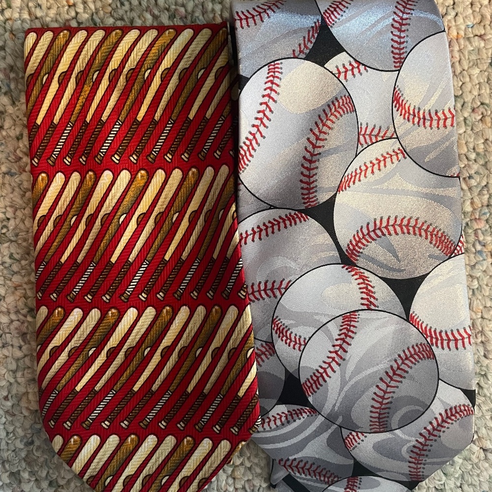 Baseball theme ties